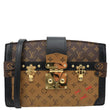 LOUIS VUITTON Trunk Clutch Reverse Monogram Crossbody Bag Brown