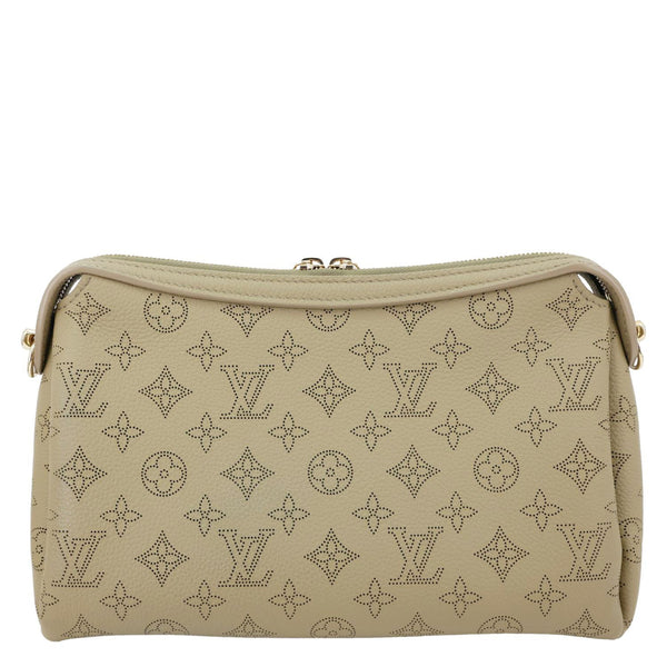 LOUIS VUITTON Hand It All PM Braided Mahina Leather Crossbody Bag Rosemary Green