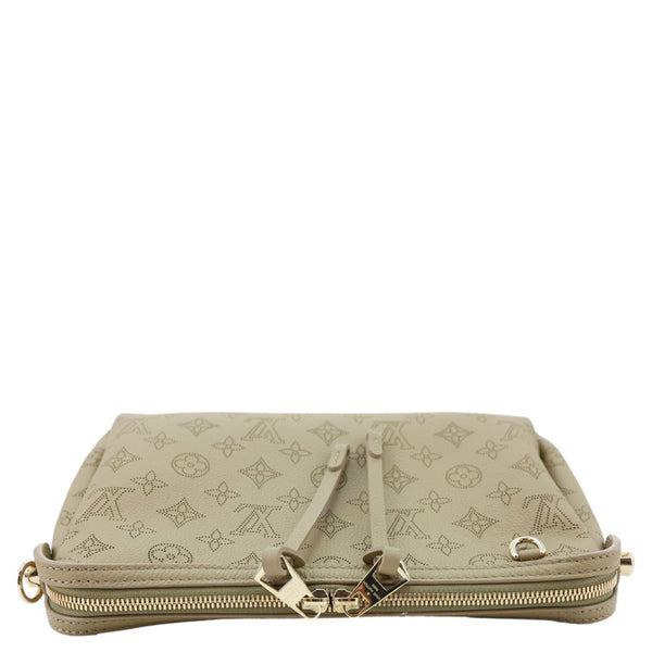LOUIS VUITTON Hand It All PM Braided Mahina Leather Crossbody Bag Rosemary Green