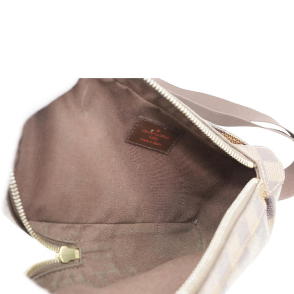 LOUIS VUITTON Geronimos Sling Damier Ebene Crossbody Bag Brown