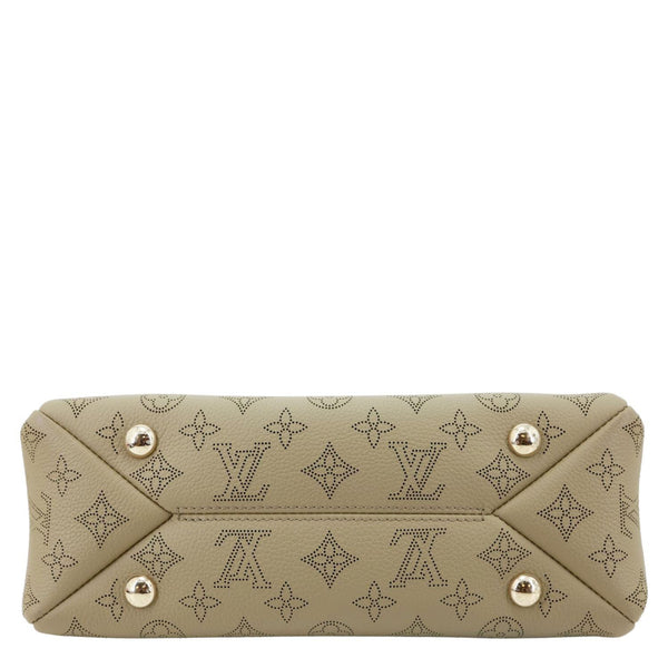 LOUIS VUITTON Hand It All PM Braided Mahina Leather Crossbody Bag Rosemary Green