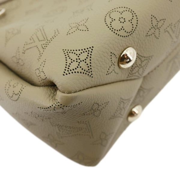 LOUIS VUITTON Hand It All PM Braided Mahina Leather Crossbody Bag Rosemary Green
