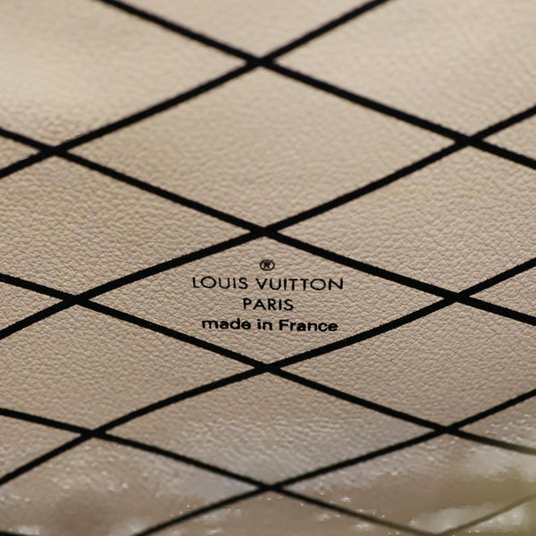 LOUIS VUITTON Trunk Clutch Reverse Monogram Crossbody Bag Brown