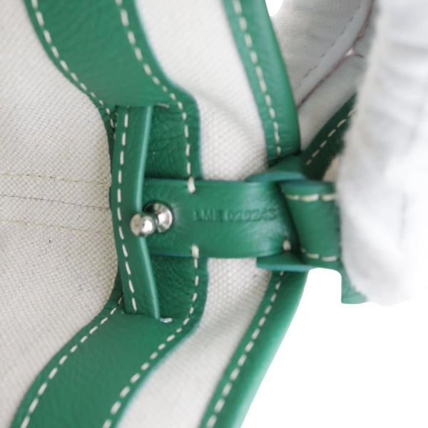 GOYARD Petit Flot PM Canvas Bucket Bag Green