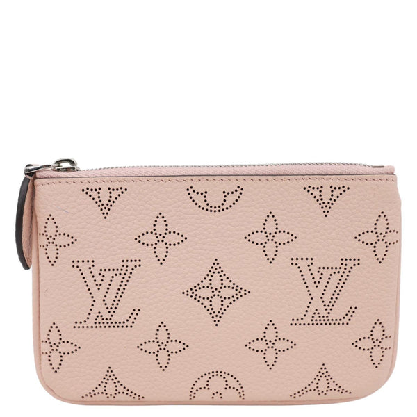 LOUIS VUITTON Mahina Leather Key Pouch Wallet Magnolia