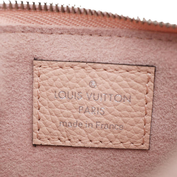 LOUIS VUITTON Mahina Leather Key Pouch Wallet Magnolia