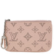 LOUIS VUITTON Mahina Leather Key Pouch Wallet Magnolia