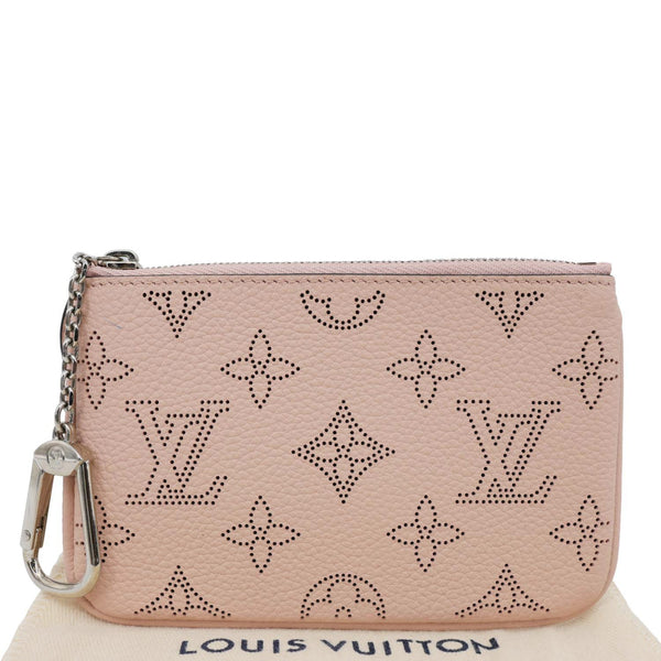 LOUIS VUITTON Mahina Leather Key Pouch Wallet Magnolia