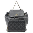 CHANEL Business Affinity Caviar Quilted Backpack Black