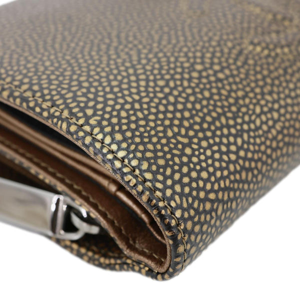 CHANEL Timeless CC Caviar Leather Zipped Pocket Wallet Gold