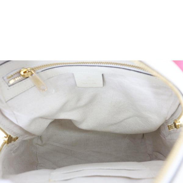 GUCCI Ophidia GG Flora Small Supreme Canvas Backpack Bag Beige 547965