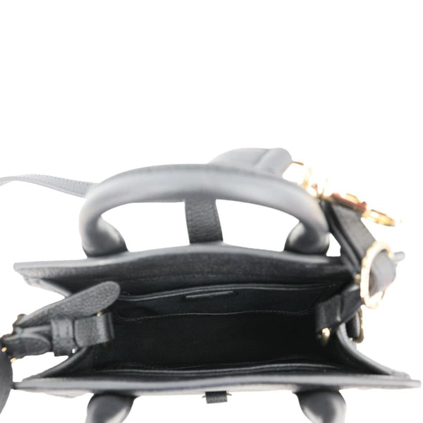 GUCCI Jackie Small Soft Grainy Leather Tote Bag Black 795349