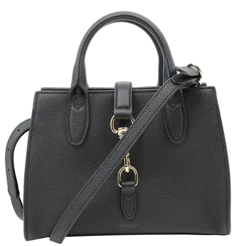 GUCCI Jackie Small Soft Grainy Leather Tote Bag Black 795349