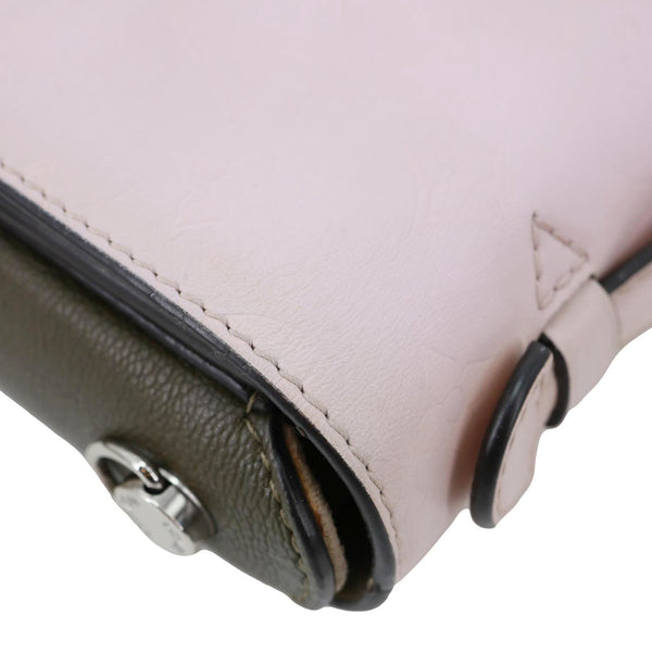 LOUIS VUITTON Very Calfskin Leather Saddle Shoulder Bag Khaki Green