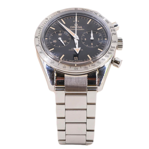 Omega Speedmaster '57 Cal.9300 Co-Axial Chronometer SS Watch Black Dial 41.5MM