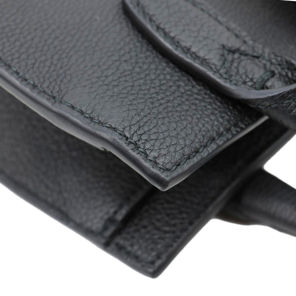 GUCCI Jackie Small Soft Grainy Leather Tote Bag Black 795349