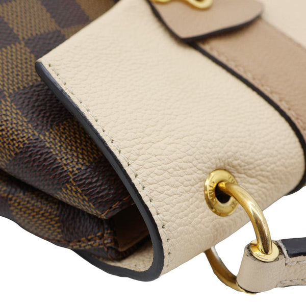 LOUIS VUITTON Clapton Damier Ebene Backpack Bag Beige