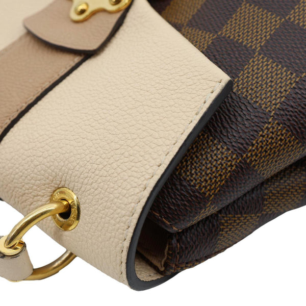 LOUIS VUITTON Clapton Damier Ebene Backpack Bag Beige