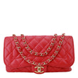CHANEL Mademoiselle Chic Flap Medium Leather Shoulder Bag Red
