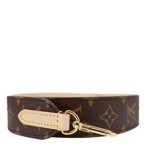 LOUIS VUITTON Bandouliere Monogram Shoulder Strap Brown