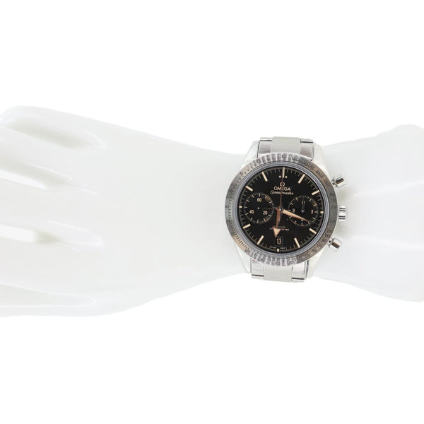 Omega Speedmaster '57 Cal.9300 Co-Axial Chronometer SS Watch Black Dial 41.5MM