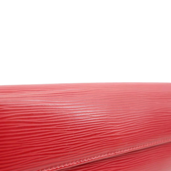 LOUIS VUITTON Sarah Epi Leather Wallet Red