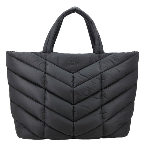 YVES SAINT LAURENT Puffer Nylon Tote Bag Black