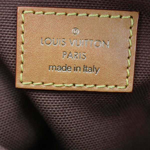 LOUIS VUITTON Danube Monogram Canvas Crossbody Bag Brown