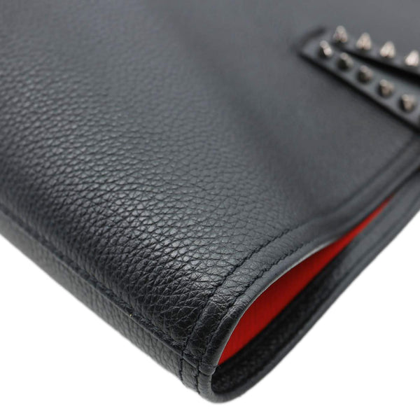 CHRISTIAN LOUBOUTIN Cabata Calfskin Leather Tote Bag Black