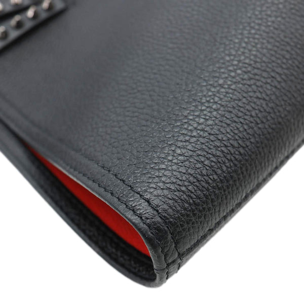 CHRISTIAN LOUBOUTIN Cabata Calfskin Leather Tote Bag Black