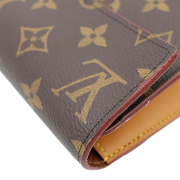 LOUIS VUITTON S Lock Monogram Canvas Belt Pouch Brown