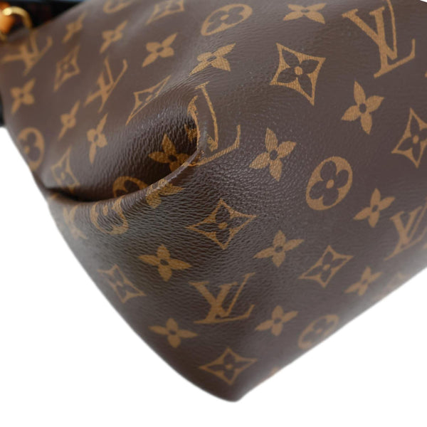 LOUIS VUITTON Beaubourg Mini Monogram Canvas Hobo Bag Bordeaux