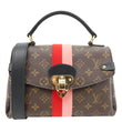 LOUIS VUITTON Georges BB Monogram Canvas Shoulder Bag Brown