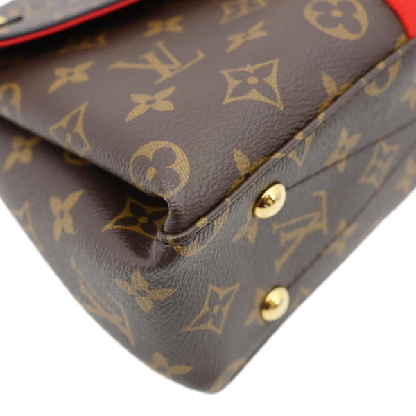 LOUIS VUITTON Georges BB Monogram Canvas Shoulder Bag Brown