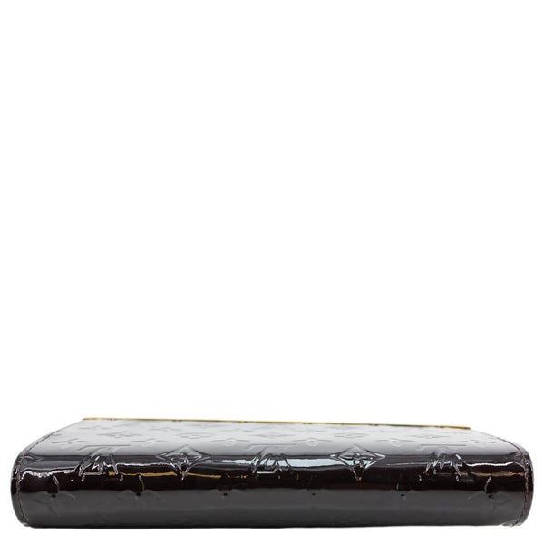 LOUIS VUITTON Ana Monogram Vernis Clutch Crossbody Bag Amarante