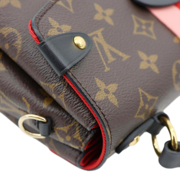 LOUIS VUITTON Georges BB Monogram Canvas Shoulder Bag Brown