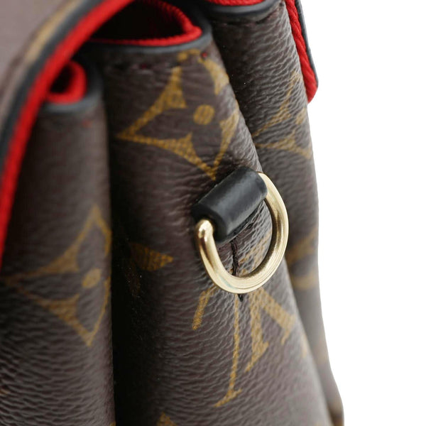 LOUIS VUITTON Georges BB Monogram Canvas Shoulder Bag Brown