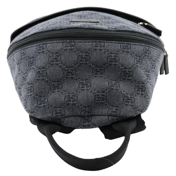 GUCCI Children's GG Denim Backpack Dark Grey 782708