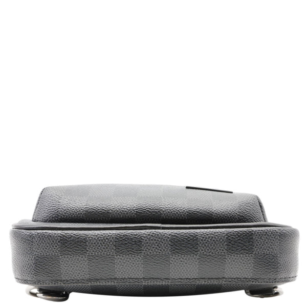 LOUIS VUITTON Avenue Sling Damier Graphite Backpack Bag Black