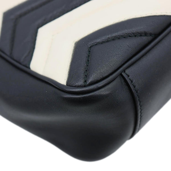 GUCCI GG Marmont Quilted Leather Chain Tote Bag Black 443501