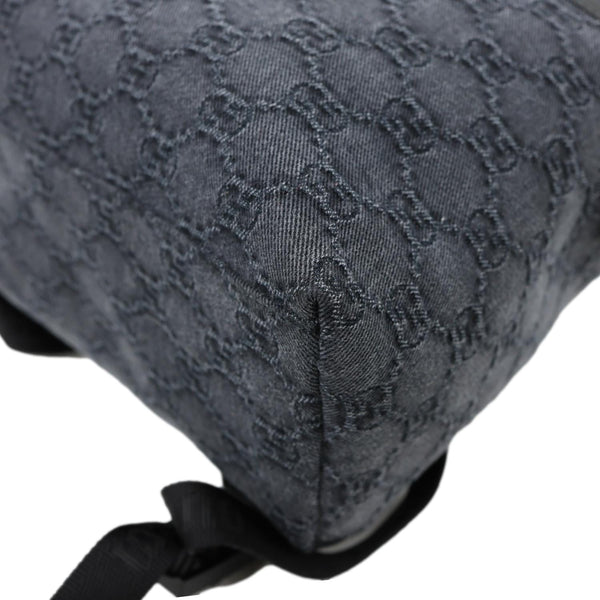 GUCCI Children's GG Denim Backpack Dark Grey 782708