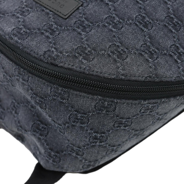 GUCCI Children's GG Denim Backpack Dark Grey 782708