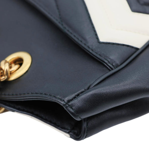 GUCCI GG Marmont Quilted Leather Chain Tote Bag Black 443501