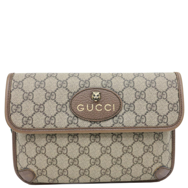 GUCCI Neo Vintage GG Supreme Canvas Waist Bag Beige 493930