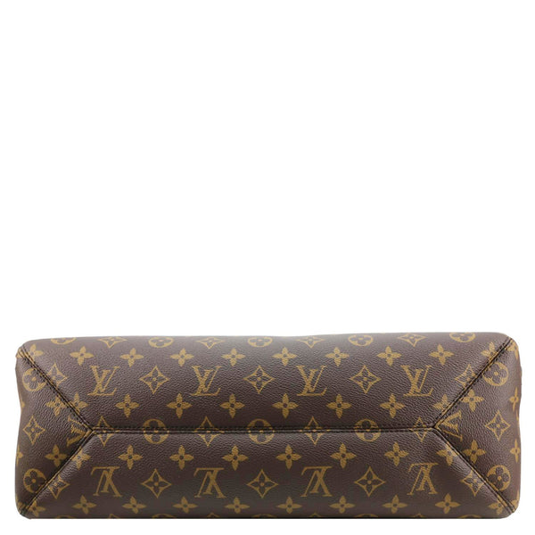 LOUIS VUITTON The Drop GM Monogram Canvas Hobo Bag Brown