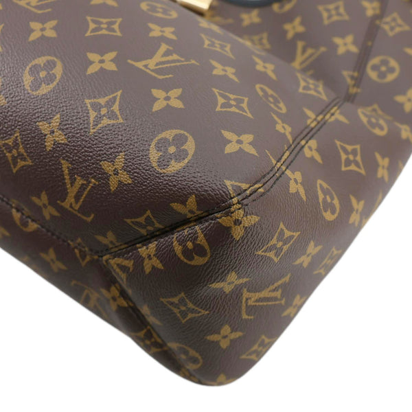 LOUIS VUITTON The Drop GM Monogram Canvas Hobo Bag Brown