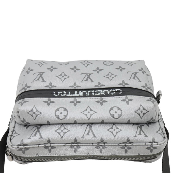 LOUIS VUITTON Outdoor Monogram Reflect Messenger Bag Silver