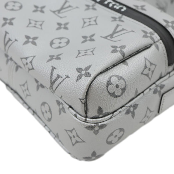 LOUIS VUITTON Outdoor Monogram Reflect Messenger Bag Silver