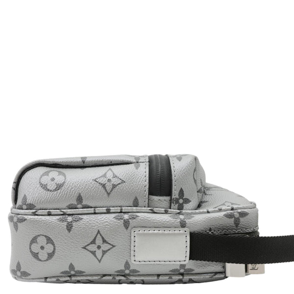 LOUIS VUITTON Outdoor Monogram Reflect Messenger Bag Silver
