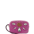 Gucci Velvet Crystals Mini GG Marmont Chain